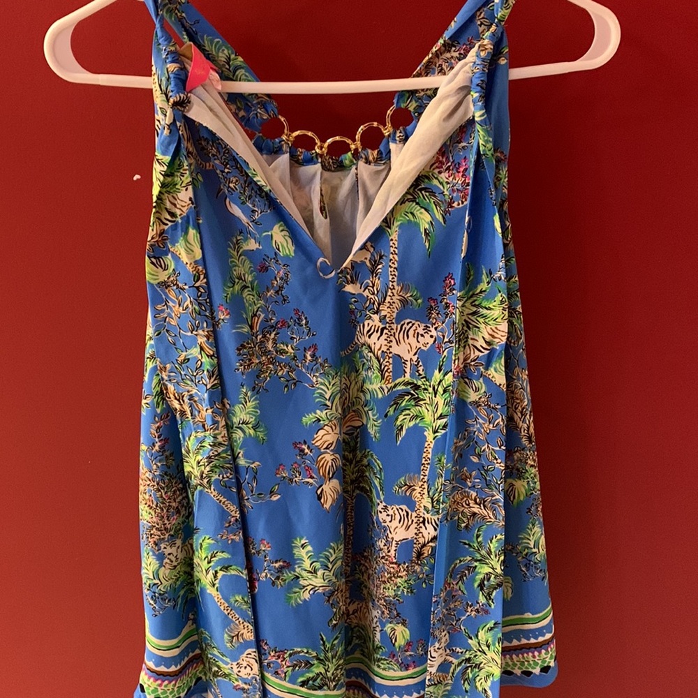 Lily Pulitzer Julien Halter Top Size L - Picture 4 of 8